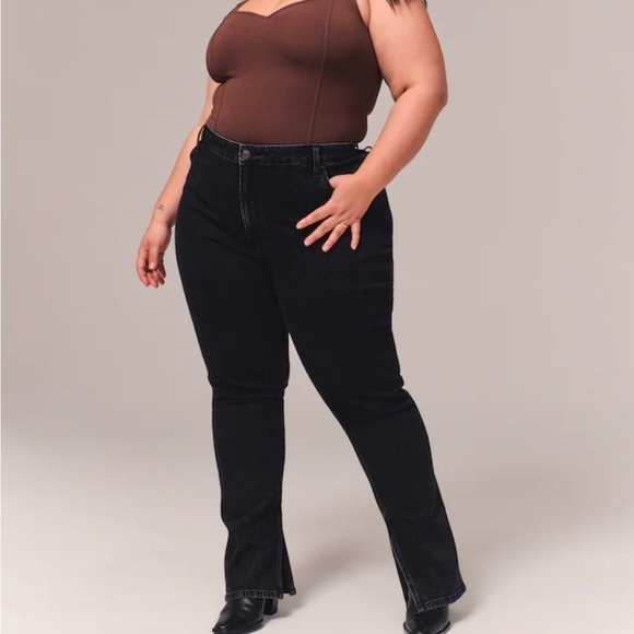 NWT Abercrombie & Fitch Curve Love High Rise Skinny Jean - Picture 3 of 5